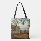Florida Scene, mooi kunstschilderij, Tote Bag (Achterkant)