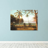 Florida Scene, schilderij met fijne kunst, Canvas Afdruk (Insitu (Houten vloer))