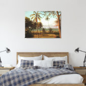 Florida Scene, schilderij met fijne kunst, Canvas Afdruk (Insitu (Slaapkamer))