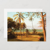 Florida Scene van Albert Bierstadt Briefkaart (Voorkant / Achterkant)