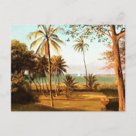 Florida Scene van Albert Bierstadt Briefkaart