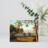 Florida Scene van Albert Bierstadt Briefkaart (Staand voorkant)