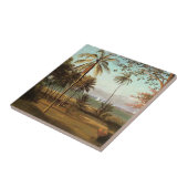 Florida Scene van Albert Bierstadt Tegeltje (Zijkant)