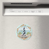 Florida Schelpen Vuurtoren magneet (Insitu (Vaatwasser))