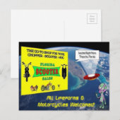 Florida Scooter Sales Alien Briefkaart (Voorkant / Achterkant)
