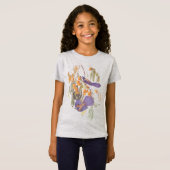 Florida Scrub Jay Audubon Vogels op Oranje Boom T-shirt (Voorkant volledig)