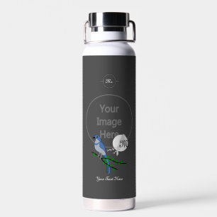 Florida Scrub Jay Monogram Crest Waterfles