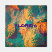 FLORIDA Sea Shells koelkast magnet (Voorkant)