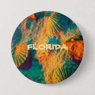 FLORIDA Sea Shells Ronde Button 7,6 Cm