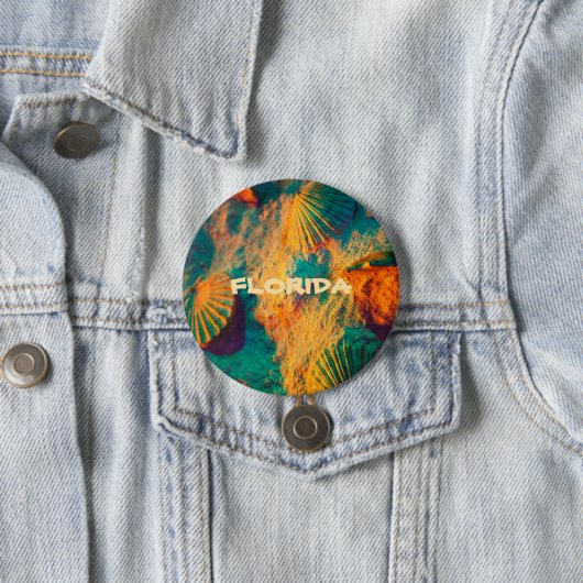 FLORIDA Sea Shells Ronde Button 7,6 Cm (In situ)