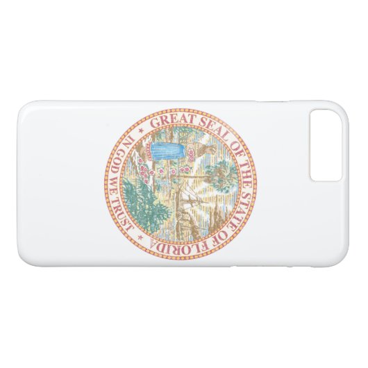 Florida Seal Case-Mate iPhone Case (Achterkant (Horizontaal))