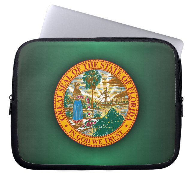 Florida Seal Laptop Sleeve (Voorkant)