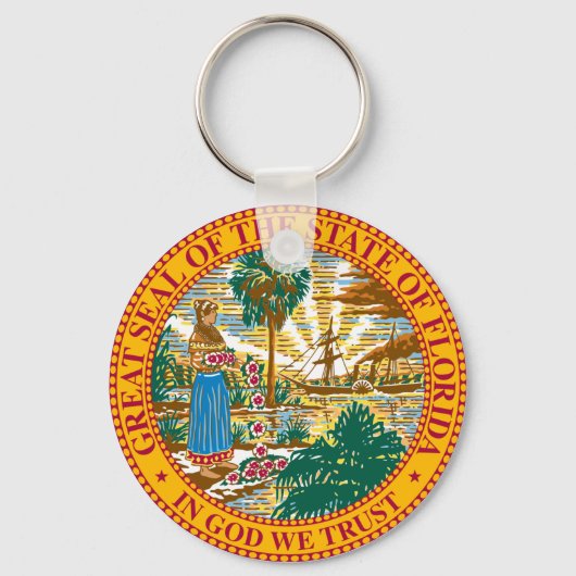 Florida Seal Sleutelhanger (Voorkant)