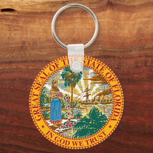 Florida Seal Sleutelhanger (Voorkant)