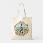 Florida Shells Lighthouse Tote Bag (Achterkant)