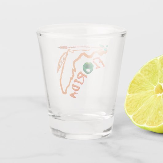 Florida Shot Glass Glas (Achterkant)