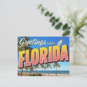 Florida Shuttle Lanceerstrand Briefkaart (Staand voorkant)