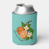 Florida Sinaasappel Geboren en getogen Blikjeskoeler (Blikje Voorkant)