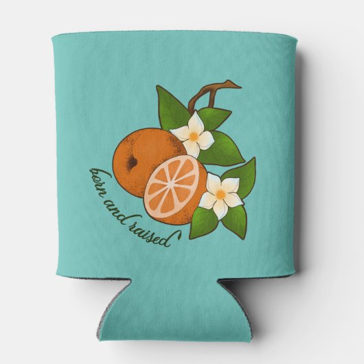 Florida Sinaasappel Geboren en getogen Blikjeskoeler (Achterkant)