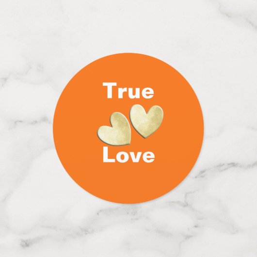 Florida Sinaasappels & Blossom gepersonaliseerd Confetti (Kleine voorkant)