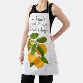 Florida Sinaasappels Citrusvruchten Patroon Schort (Insitu)