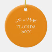 Florida Sinaasappels Ornament (Achterkant)
