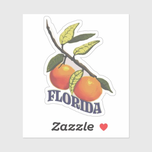 Florida  Sinaasappels Sticker (Vel)
