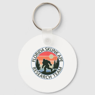 Florida Skunk Ape Onderzoeksteam Pret Camping Wand Sleutelhanger