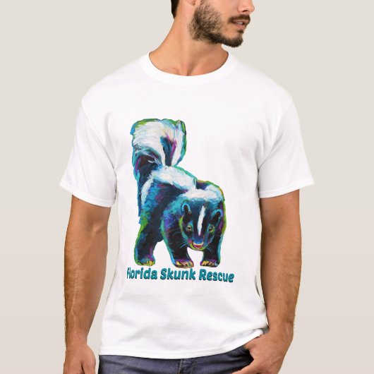 Florida Skunk Rescue 2 T-Shirt (Voorkant)
