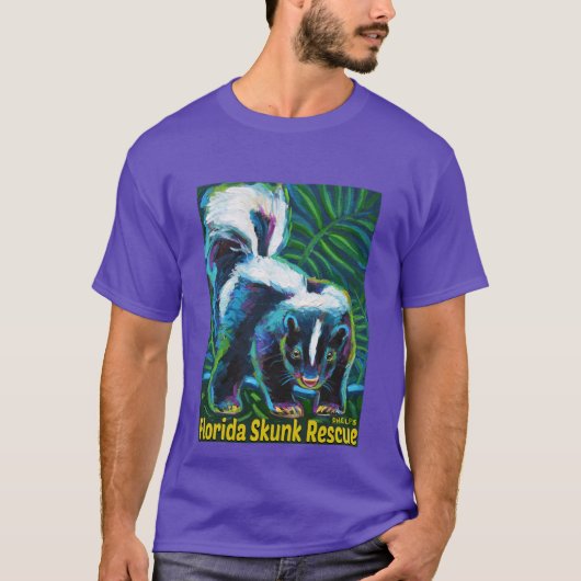 Florida Skunk Rescue T-shirt (Voorkant)