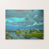 Florida Skyscape.kerstgroeten Legpuzzel (Horizontaal)