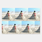 Florida Sneeuwman en Elf - Papieren vellen inpakke (Voorkant)