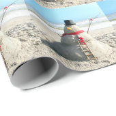 Florida Snowman met Elf Wrapping Paper (3221) Cadeaupapier (Rol Hoek)