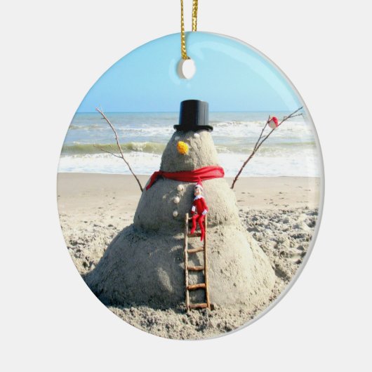 Florida Snowman Ornament (Links)