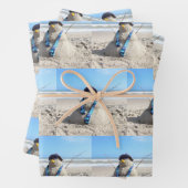 Florida Snowman - Papieren pakbladen Inpakpapier Vel (In situ)