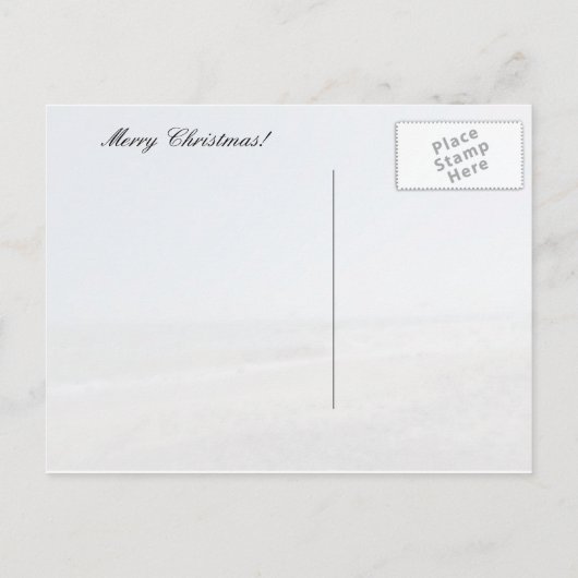 Florida Snowman / SnowWoman ( Beach ) Kerstmis Feestdagenkaart (Achterkant)