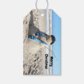 Florida Snowman - strand - kerstcadeauLabel Cadeaulabel (Voorkant)