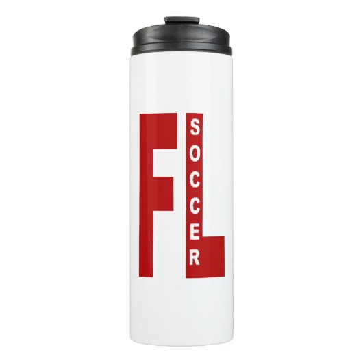 FLORIDA SOCCER-fles Thermosbeker (Voorkant)