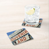 Florida Souvenir Land-teken herbruikbaar Kartonnen Onderzetters (Insitu)