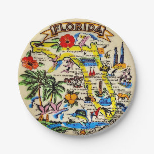 Florida Souvenir Papieren Borden Bordje