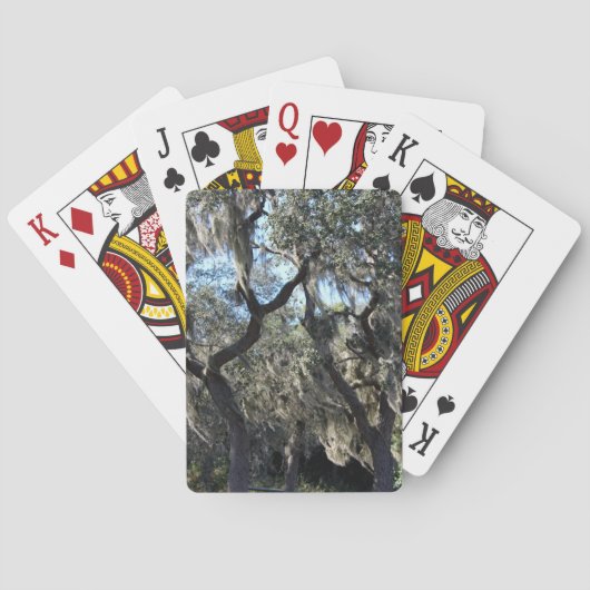 Florida Spaans Moss Pokerkaarten (Achterkant)