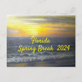 "FLORIDA SPRING BREAK BRIEFKAART 2024