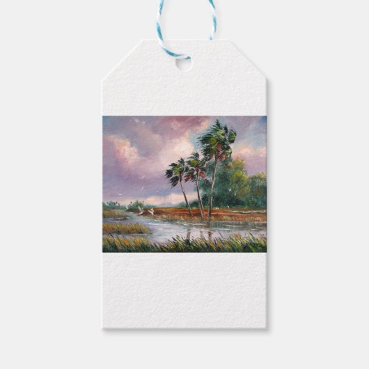 Florida Spring Rain Cadeaulabel (Voorkant)