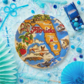 Florida Staat Feestbord Papieren Bordje (Feest)