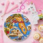 Florida Staat Feestbord Papieren Bordje (Feest)