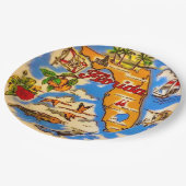 Florida Staat Feestbord Papieren Bordje (Gekanteld)