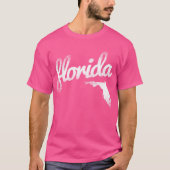 Florida staat in roze t-shirt (Voorkant)