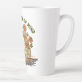 Florida Staat van Geest Retro Flamingo Zeilboot Ca Latte Mok (Rechts)