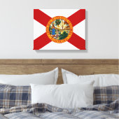 Florida Staatsvlag Canvas Print (Insitu (Slaapkamer))