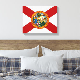 Florida Staatsvlag Canvas Print